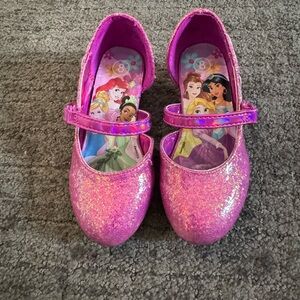 Pink Glitter Princess Shoes
